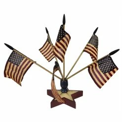 Hot Sale 👏 Traditions Star Finial With Flags 🥰