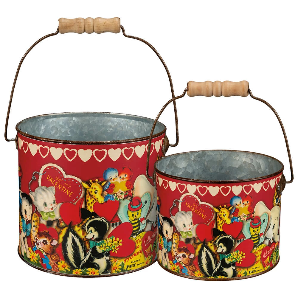 Discount 👍 Traditions Valentine Buckets Set/2 😀 3 Discount 👍 Traditions Valentine Buckets Set/2 😀