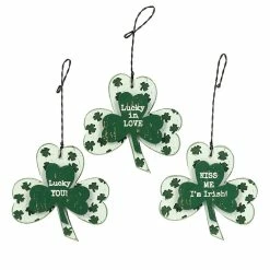 Coupon 🤩 Traditions Shamrock Holiday Ornaments Set/3 🎁