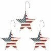 Flash Sale 👏 Traditions Flag Star Holiday Ornament Set/3 🥰 -Ornament shop PK109314