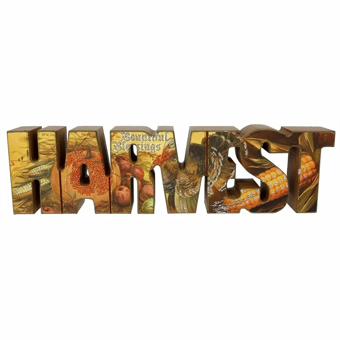 Flash Sale 😀 Traditions Harvest Word Block 🎁 3 Flash Sale 😀 Traditions Harvest Word Block 🎁