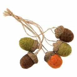 Discount 👍 Traditions Felt Acorn Bundle Ornaments Set/5 🛒