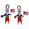 Coupon ⌛ Traditions Patriotic Uncle Sam Chenille Ornaments Set/2 😉 -Ornament shop PP 41