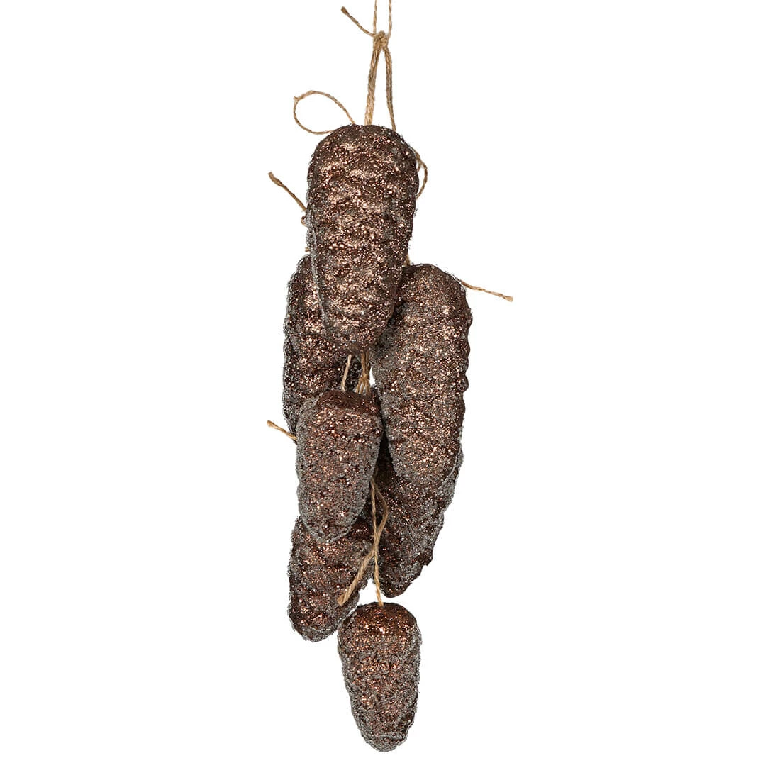 Cheap π Traditions Brown Glittered Hanging Pinecones π 4 Cheap π Traditions Brown Glittered Hanging Pinecones π - Image 2