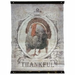 Flash Sale 🌟 Traditions Thankful Turkey Hanging Scroll 🤩