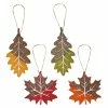 Best deal ⭐ Traditions Fall Harvest Leaf Ornaments Set/4 ❤️ -Ornament shop RL0847