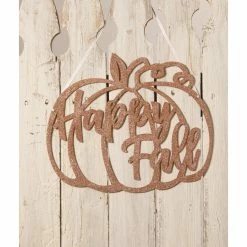 Buy 🎉 Traditions Happy Fall Pumpkin Wall Hanging 👍 -Ornament shop RL0851 1