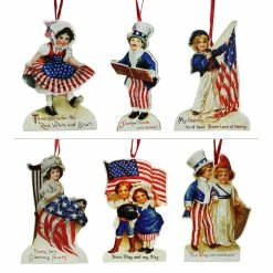 Coupon ⭐ Traditions American Die Cut Ornaments Set/6 🌟