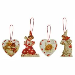 Wholesale 🌟 Traditions Little Sweetheart Valentine Dummy Board Ornaments Set/4 👍