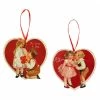 Best deal 🎉 Traditions Valentine Children Dummy Board Ornaments Set/2 ✔️ -Ornament shop RL9789