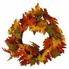 Flash Sale 😍 Traditions Fall Colors Autumn Leaf Wreath 🔥 -Ornament shop SS1719180