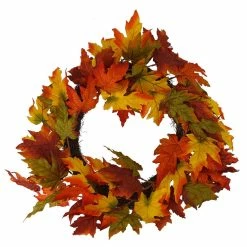 Flash Sale 😍 Traditions Fall Colors Autumn Leaf Wreath 🔥