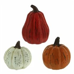 Best Sale 👍 Traditions Mini Matte Harvest Pumpkins Set/3 😉