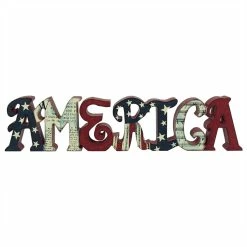 Coupon ⭐ Traditions Patriotic America Block Sign 🥰