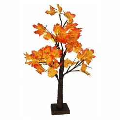 Cheap 🔔 Traditions Maple Leaf Lighted LED Tree 🥰