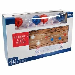 Best Sale 🤩 Traditions Patriotic Globe Light String 👍