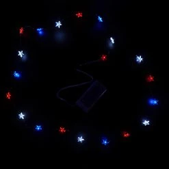Discount ❤️ Traditions Patriotic Star Light Strings 👍 -Ornament shop SS2465190c