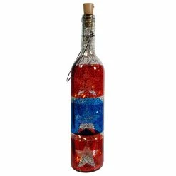Cheap 😉 Traditions Lighted Americana Mercury Glass Bottle 😍