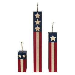 Budget ⭐ Traditions Wood Americana Fireworks Set/3 🔔 -Ornament shop SS2479530b