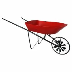 Cheapest 🛒 Traditions Red Metal Antique Wheelbarrow ✨