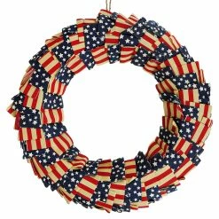 Outlet 😉 Traditions Americana Fabric Wreath 💯