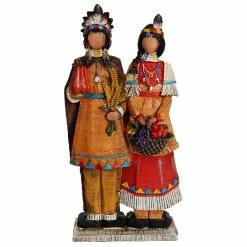 Promo ✔️ Traditions Native American Couple Figurine 🎉