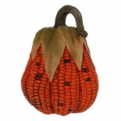 Hot Sale 🧨 Traditions Harvest Orange Corn Cob Pumpkin ✨