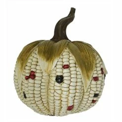 Cheap 🔔 Traditions Harvest White Corn Cob Pumpkin 🎁