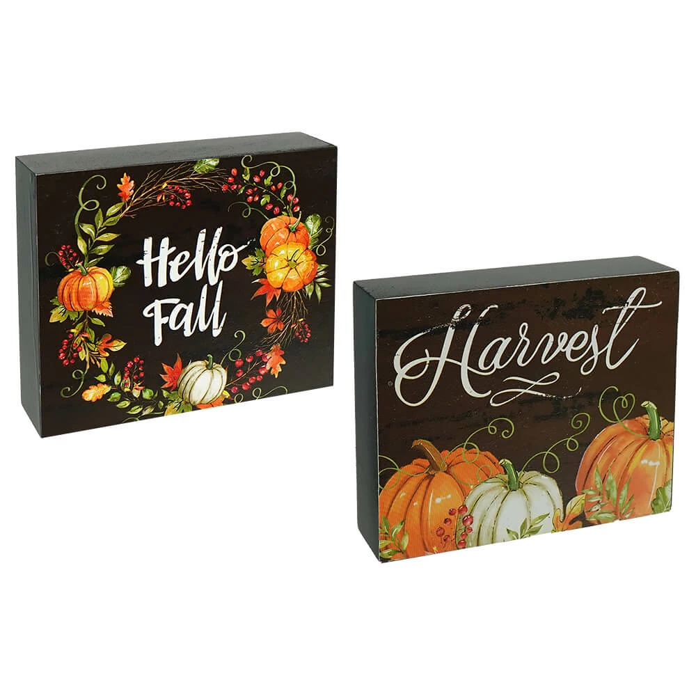 Deals π Traditions Wood Harvest Pumpkin Blocks Set/2 π 3 Deals π Traditions Wood Harvest Pumpkin Blocks Set/2 π