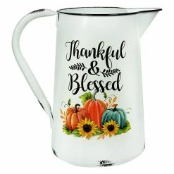 Best reviews of ✨ Traditions Metal Thankful & Blessed Harvest Pitcher 🎉