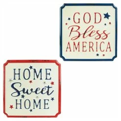 Best Sale 💯 Traditions Americana Tabletop Signs Set/2 ⌛