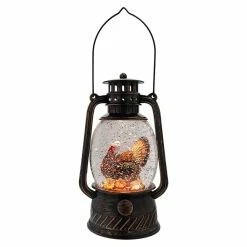 Budget ❤️ Traditions Lighted Spinning Turkey Water Lantern 😀