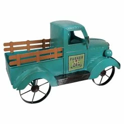 Alternative view of Buy 💯 Traditions Turquoise Metal Antique Truck 🎁