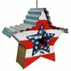 Discount 😉 Traditions Red Striped Americana Star Birdhouse 👏 -Ornament shop SS2568060r