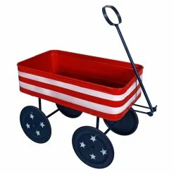 Best deal 👏 Traditions Red, White & Blue Metal Americana Wagon 👏