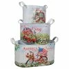 Best Pirce 🧨 Traditions Nesting Galvanized Metal Americana Buckets Set/3 🛒 -Ornament shop SS2575470
