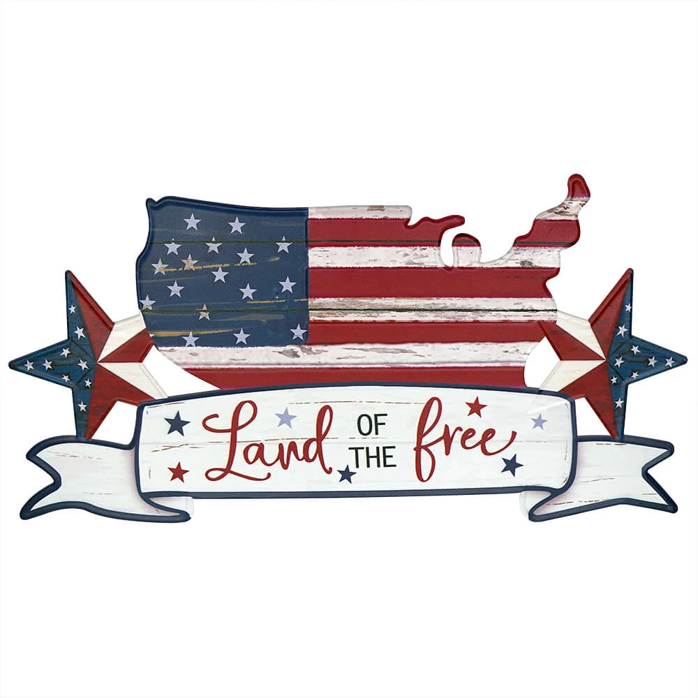 Best Sale π Traditions Land Of The Free Americana Wall Decor π 3 Best Sale π Traditions Land Of The Free Americana Wall Decor π