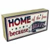 New 🛒 Traditions Home Of The Free Wood Americana Block 🔥 -Ornament shop SS2577260h
