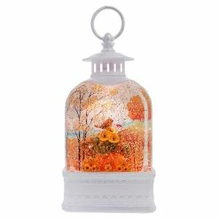 Best Sale 🎁 Traditions Lighted Harvest Thanks Spinning Water Lantern ❤️