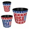 Discount 👍 Traditions Nesting Metal Americana U.S.A. Buckets Set/3 😀 -Ornament shop SS2628550