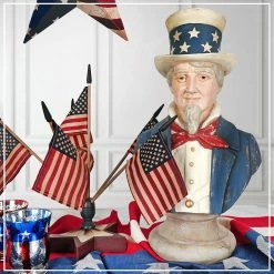 Best Sale 😍 Traditions Uncle Sam Bust 👏 -Ornament shop TD0016d