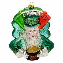 Wholesale ⭐ Traditions Ireland International Santa Ornament 💯