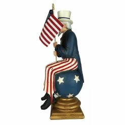 Coupon 😀 Traditions Uncle Sam On Pedestal 😀 -Ornament shop TD9005b