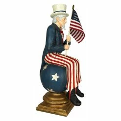 Coupon 😀 Traditions Uncle Sam On Pedestal 😀 -Ornament shop TD9005d