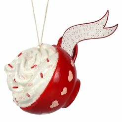 Coupon 🌟 Traditions Pink I Love You A Latte Ornament 🧨
