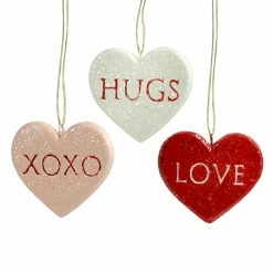 Cheap ❤️ Traditions 🍬 Candy Heart Ornaments Set/3 🌟