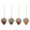 Top 10 🧨 Traditions Fall Glittered Acorn Mini Ornaments Set/4 ✔️ -Ornament shop TF1270