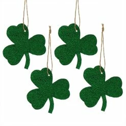 Budget ❤️ Traditions Tin Shamrock Ornaments Set/4 🔥