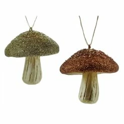 Cheap 🌟 Traditions Elegant Fall Mushroom Ornaments Set/2 🔥