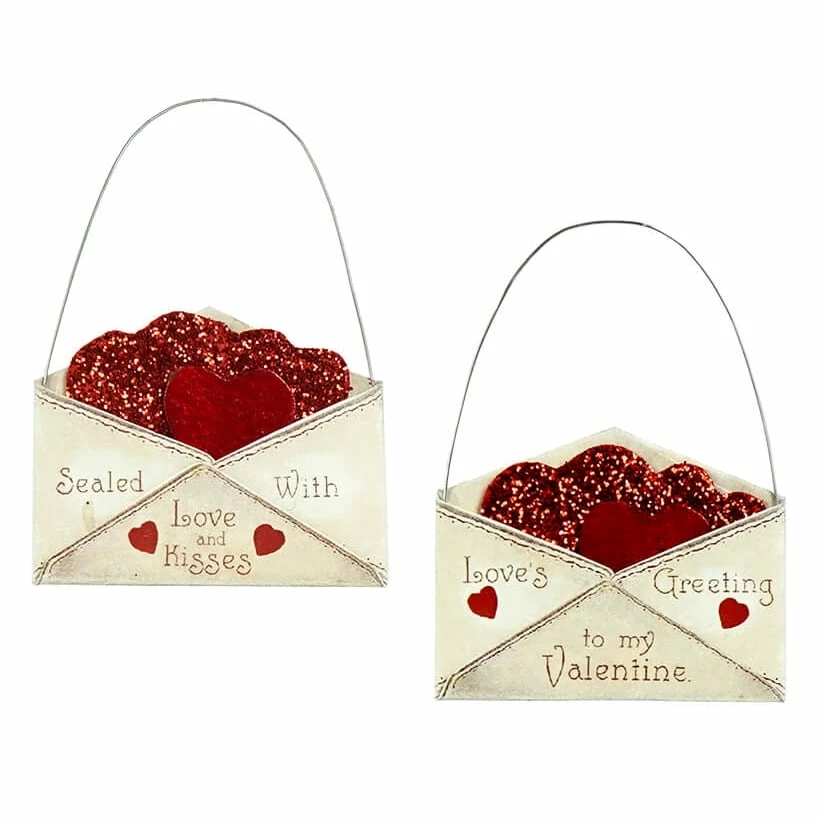 Buy ๐ Traditions Valentine Envelope Ornaments Set/6 โญ 4 Buy ๐ Traditions Valentine Envelope Ornaments Set/6 โญ - Image 2